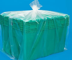 Heavy-Duty Clear Trash Bags – 55–60 Gallon, 1.8 Mil, 75 Count