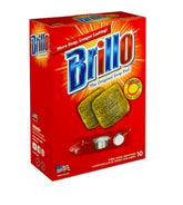 Brillo Steel Wool Soap Pad Lemon (10-Count Case of 12)