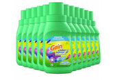 Gain + Odor Defense Liquid Laundry Detergent, Super Fresh Blast Scent, 10 Oz (Pack of 12)
