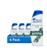 (6 pack) Head and Shoulders Dandruff Shampoo, Itchy Scalp Care, 12.5 fl oz