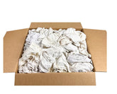 Premium White T-Shirt Cleaning Rags (25 lbs. Box) – White Cotton Rag for Cleaning, Staining, Painting, Oil, Grease & Dust Removal – Shop Rags Bulk for Multipurpose use