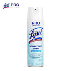 Disinfectant Spray, Household Cleaning Supplies, Antibacterial & Sanitizer, Deodorizer, Crisp Linen 19oz (12-Pack)