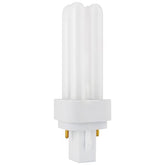 Sylvania 21117 Compact Fluorescent 2 Pin Double Tube 2700K, 13-watt, White