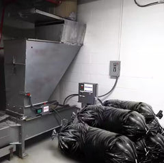 Heavy-Duty Black Compactor Bag Tubing – 40" x 244 ft, Continuous Roll