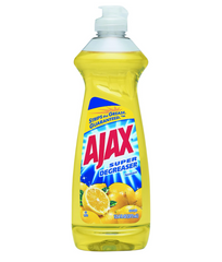 Ajax Dish Liquid, Super Degreaser, Lemon Scent 12.4 fl oz Pack of 20