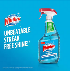 WINDEX GLASS CLEANER-32OZ TRIGGER- Pack of 8,12